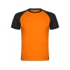 Спортивная футболка Indianapolis мужская, неоновый оранжевый/черный