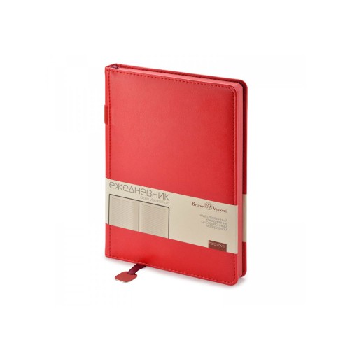 Ежедневник А5 недатированный Polo, красный