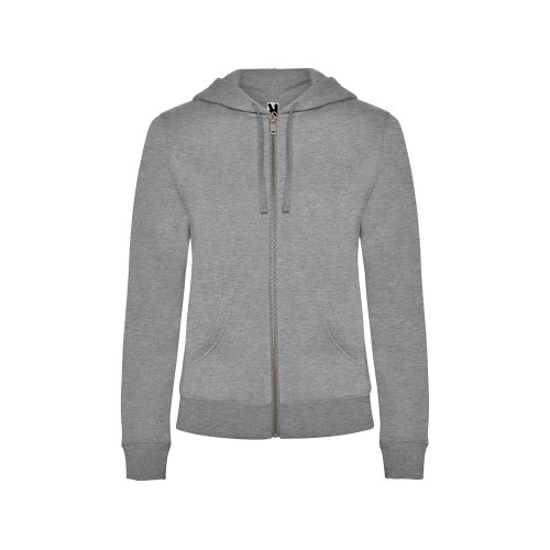 Толстовка на молнии Veleta, серый меланж