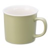 Матовая кружка Nancy 360 мл цветная снаружи, белая внутри, оливковый