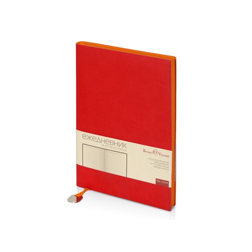 Ежедневник А5 недатированный Mercury, красный