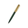 Ручка металлическая шариковая Napoli, зеленый/золотистый