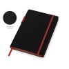 Бизнес блокнот Bossy с цветным срезом, твердая обложка, 128 листов, черный и красный Бизнес блокнот Bossy с цветным срезом, твердая обложка, 128 листов, черный и красный