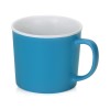 Матовая кружка Nancy 360 мл цветная снаружи, белая внутри, голубой