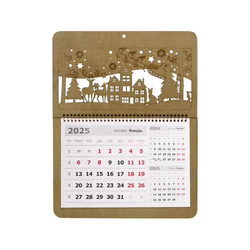 Новогодний календарь на 2025 год