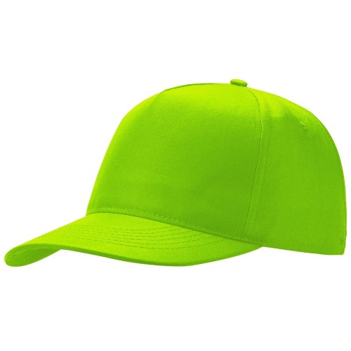 Бейсболка Poly 5-ти панельная 120 гр, зеленое яблоко