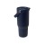 Термостакан Bronx объемом 900 мл из меди и переработанной нержавеющей стали, сертифицированной по стандарту RCS, с вакуумной изоляцией и крышкой с двойной функцией - Темно - синий