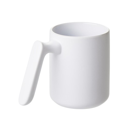 Кружка матовая с прямой ручкой Axio, 360 мл, белый