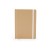 Блокнот А5 ESTELA с контрастной резинкой, бежевый/белый Блокнот А5 ESTELA с контрастной резинкой, бежевый/белый