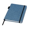 Блокнот Orin, формат А5, из переработанного ПЭТ, синий Блокнот Orin, формат А5, из переработанного ПЭТ, синий