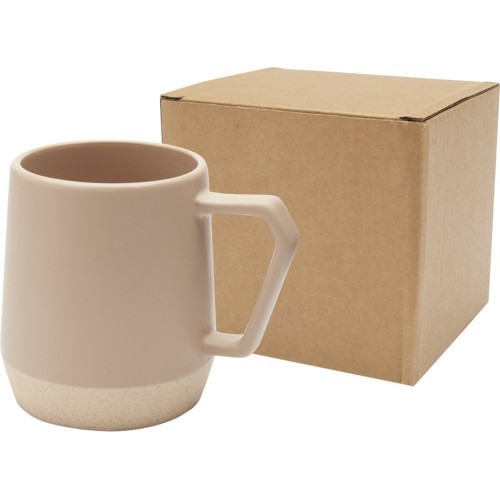 Dolce керамическая кружка объемом 300 мл с матовой отделкой, овсяный