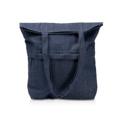 Сумка из переработанной джинсовой ткани Крик (Kirk), синий