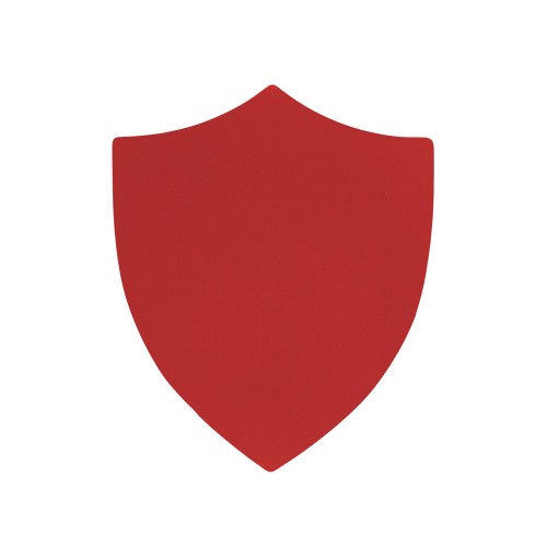 ПАТЧ ЩИТ soft-touch (красный) 6,6 х 5,5 см