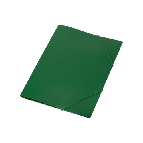 Папка формата А4 на резинке, зеленый