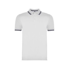 Рубашка поло Montreal мужская, белый/нэйви