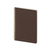 Бизнес тетрадь на гребне А5 Pragmatic, 60 листов в клетку, темно-коричневый Бизнес тетрадь на гребне А5 Pragmatic, 60 листов в клетку, темно-коричневый