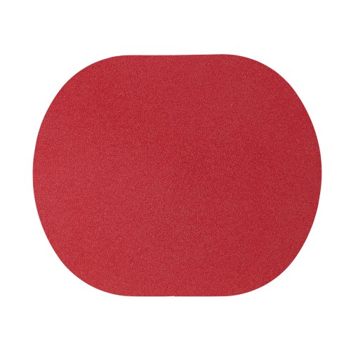 ПАТЧ ОВАЛ nubuk (красный) 6,0 х 5,0 см