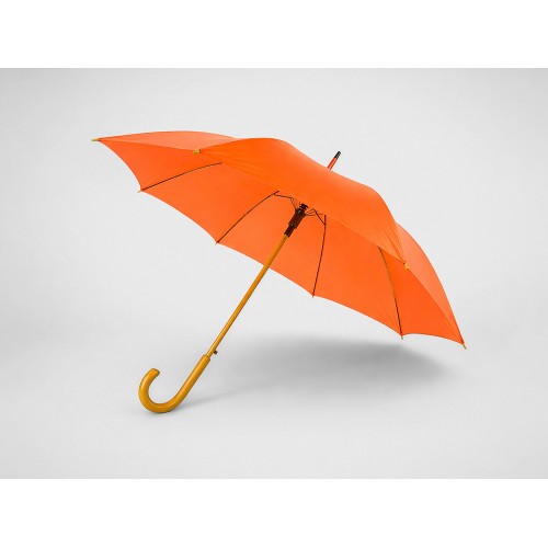 Зонт-трость Радуга, оранжевый