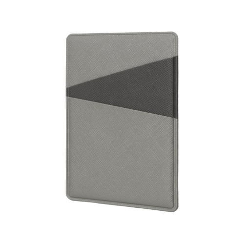 Картхолдер на 3 карты типа бейджа Favor, светло-серый/темно-серый