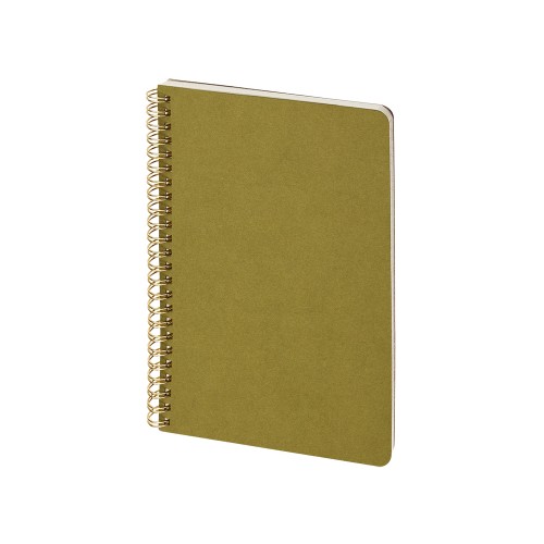 Бизнес тетрадь на гребне А5 Pragmatic, 60 листов в клетку, зеленый хаки