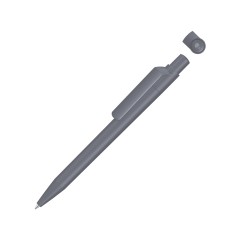 Ручка шариковая из переработанного пластика с матовым покрытием ON TOP RECY, антрацит