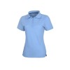 Calgary женская футболка-поло с коротким рукавом, голубой Calgary женская футболка-поло с коротким рукавом, голубой