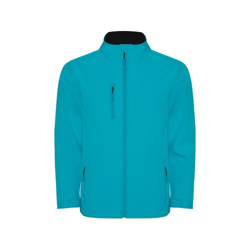 Куртка софтшелл Nebraska детская, аквамариновый