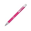 Алюминиевая шариковая кнопочная ручка Moneta, черные чернила, фуксия Алюминиевая шариковая кнопочная ручка Moneta, черные чернила, фуксия