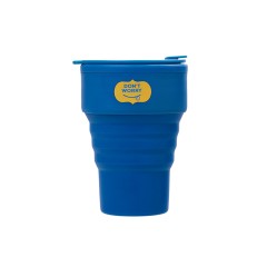 Силиконовый складной стакан GoCup с тампопечатью