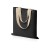 Сумка для шопинга Steady из хлопка с парусиновыми ручками, 260 г/м2, черный