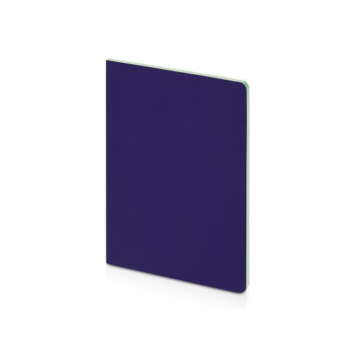 Бизнес-тетрадь А5 Pragmatic Contrast, 40 листов в клетку, фиолетовый с салатовым срезом