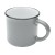 Bari керамическая кружка объемом 240 мл, серый