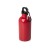 Одностенная бутылка для воды с карабином Oregon, изготовленная из нержавеющей стали, сертифицированной по стандарту RCS, объемом 400 мл - Красный