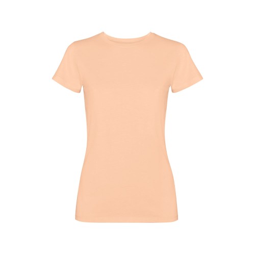 Футболка Fiyi женская, светло-абрикосовый выстиранный