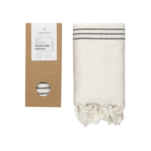 Originalhome плед 3-в-1 из переработанных материалов - 85 x 175 см - Белый