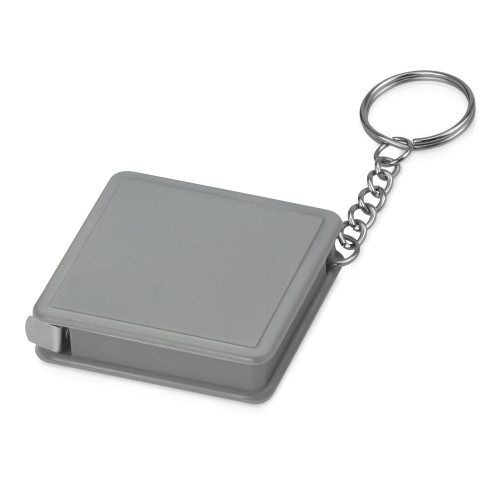 Брелок-рулетка Дюйм, 1 м., серый