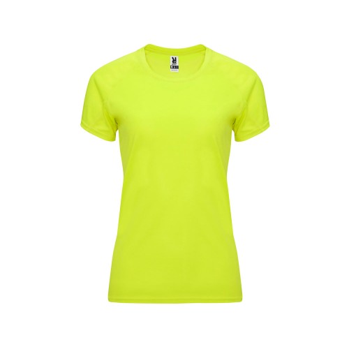 Футболка Bahrain женская, неоновый желтый