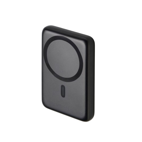 Магнитный внешний беспроводной аккумулятор Polarix, QC/PD, 10000 мАч, черный