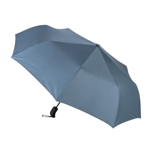 Зонт-полуавтомат Roof с куполом из переработанного пластика, антрацит 2165C