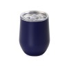Вакуумная термокружка Sense, непротекаемая крышка, крафтовая упаковка, темно-синий (Р)