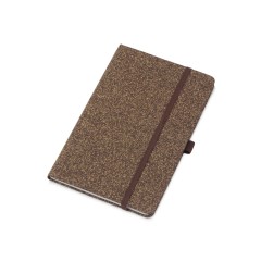 Блокнот из кофейных зерен А5 Coffee notes, твердая обложка, 80 листов 70 гр/м2 белой бумаги, кофейный