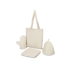 Банный набор с килтом Healing Light, мужской, белый