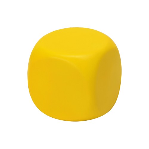Антистресс Кубик, желтый
