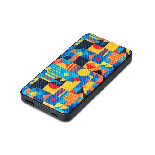 Портативное зарядное устройство с возможностью полноцветной печати на ткани по индивидуальному дизайну клиента