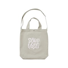 Сумка Helfer из хлопка на кнопке с регулирующейся лямкой, оливковый (3D термотрансфер)