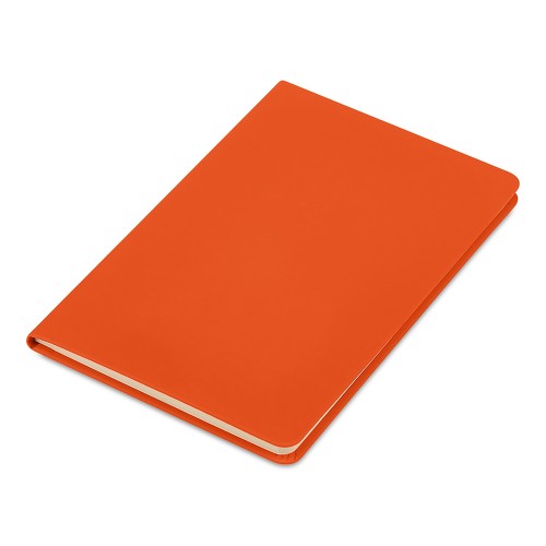 Блокнот в твердой обложке A5 Виспи 2.0 в клетку, оранжевый