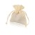 Мешочек подарочный, искусственный лен, малый, белый Мешочек подарочный, искусственный лен, малый, белый