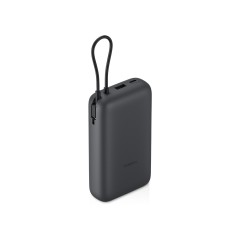Внешний аккумулятор с встроенным кабелем Xiaomi Power Bank 20000mAh (Integrated Cable) GL Dark Gray