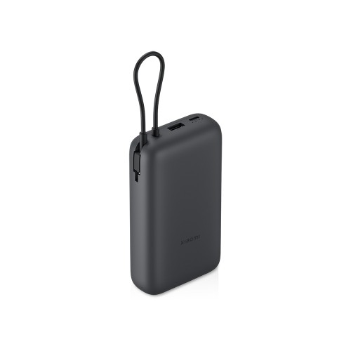 Внешний аккумулятор с встроенным кабелем Xiaomi Power Bank 20000mAh (Integrated Cable) GL Dark Gray