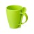 Пшеничная кружка Nina с ложкой, 300ml зеленое яблоко 375C
